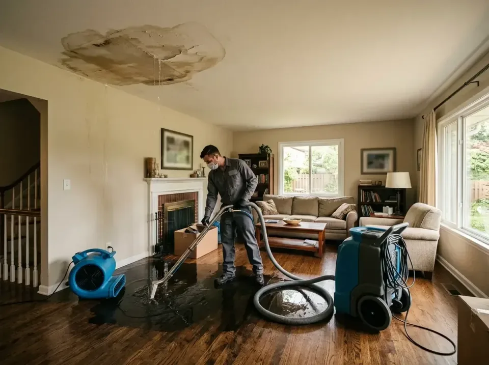 attic-pipe-burst-ceiling-drip-008 — frequently asked questions, Water Damage Restoration & Carpet Care in Muscatine, IA
